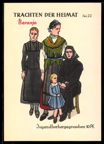 AK Familie in Tracht aus Siebenbürgen