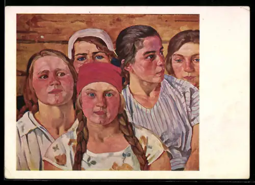 Künstler-AK Moskau, Moskauer Bezirksjugend