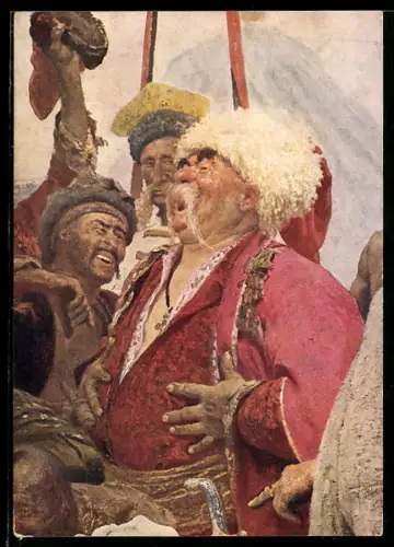 AK Fröhlicher rumänischer Mann mit Fellmütze