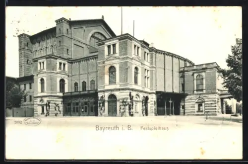 AK Bayreuth i. B., Am Festspielhaus