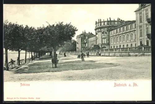 AK Biebrich a. Rh., Das Schloss