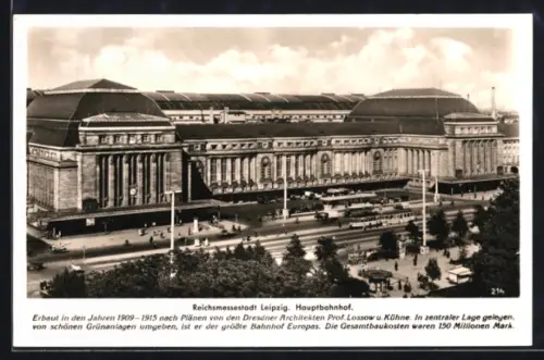 AK Leipzig, Der Hauptbahnhof