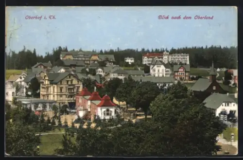 AK Oberhof i. Th., Blick nach dem Oberland