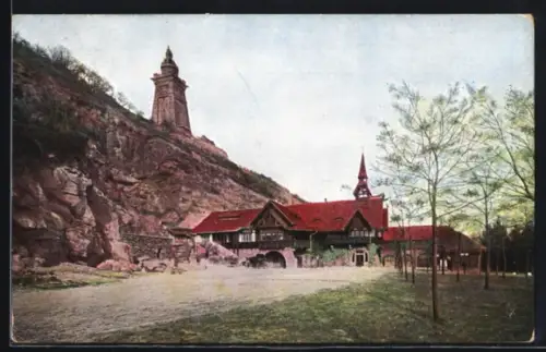 AK Kyffhäuser, Gasthaus an der Kyffhäuser