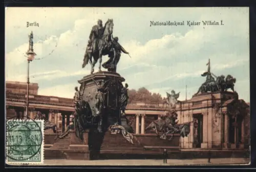 AK Berlin, Nationaldenkmal Kaiser Wilhelm I