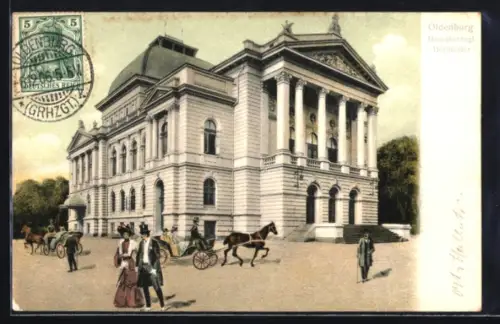 AK Oldenburg, Grossherzogl. Hoftheater