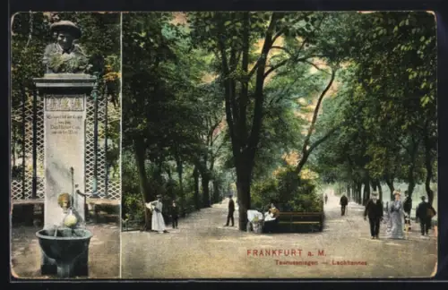 AK Frankfurt a. M., Taunusanlagen, Leuchaness