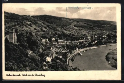 AK Neckarsteinach, Blick von der Hindenburg