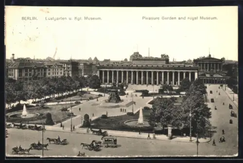 AK Berlin, Lustgarten, Königliches Museum