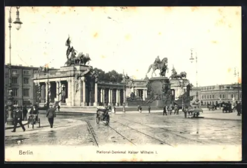 AK Berlin, National-Denkmal Kaiser Wilhelm I