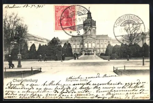 AK Berlin-Charlottenburg, Königliches Schloss