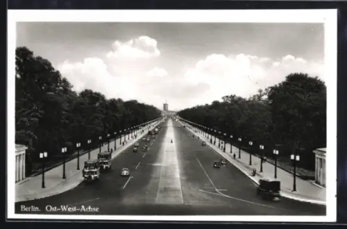 AK Berlin-Tiergarten, Ost-West-Achse
