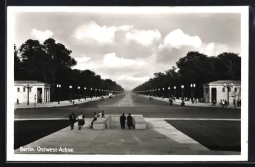 AK Berlin-Tiergarten, Ostwest-Achse