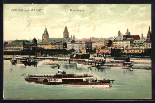 AK Mainz, Rheinseite