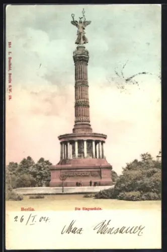 AK Berlin-Tiergarten, Siegessäule