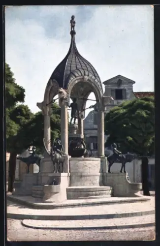 AK Kempten im Allgäu, St. Magnus-Brunnen