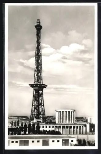 AK Berlin-Charlottenburg, Funkturm, Messegelände