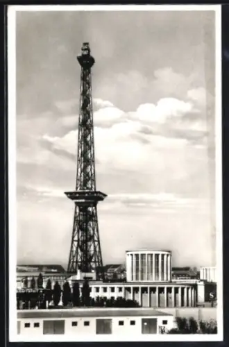 AK Berlin-Charlottenburg, Funkturm, Messegelände