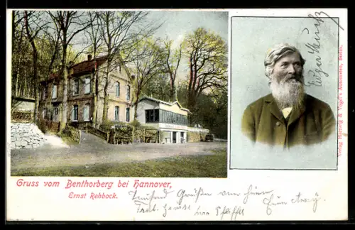 AK Hannover, Benthorberg, Porträt eines Mannes