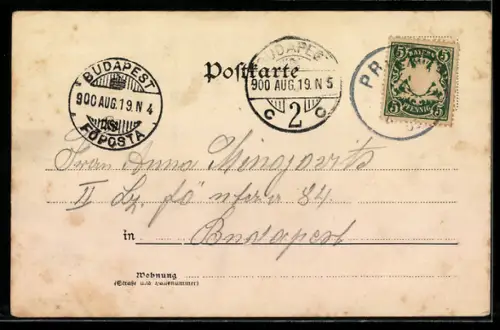 AK Gstadt, Kirche, Ortsansicht, Ruderboot