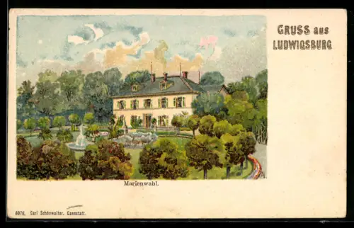 Lithographie Ludwigsburg, Marienwahl