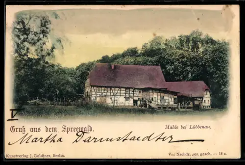 AK Lübbenau, Blick zur Mühle