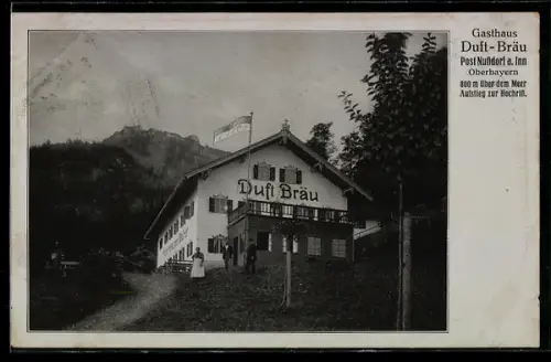 AK Nussdorf, Gasthaus Duftbräu, Brauerei