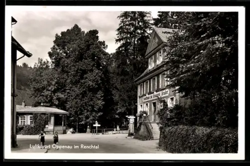AK Oppenau, Gasthaus zur Brauerei Bruder