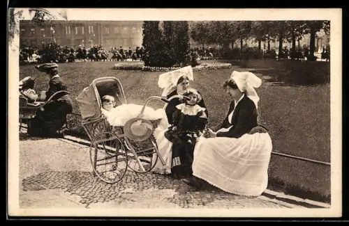 AK Berliner Typen, Spreewälderinnen! Echte!