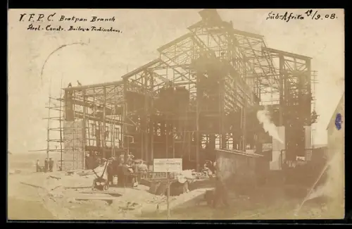 AK Brakpan, V.F.P.C. Brakpan Branch, Steel Construction, Boiler- and Turbinehouse, Bergbau