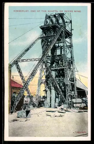AK Kimberley, De Beers Mine, one of the shafts