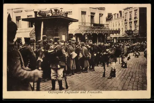 AK Kriegsgefangene Engländer und Franzosen
