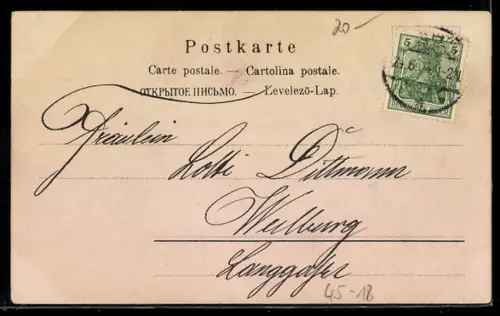 Künstler-AK sign. K. Raupp: Ruderer auf stürmischer See