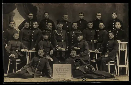 Foto-AK Soldaten der Infanterie in Uniform