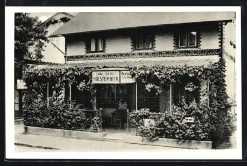 AK Lauenburg a. d. Oberelbe, Pension-Restaurant Carl Mendt