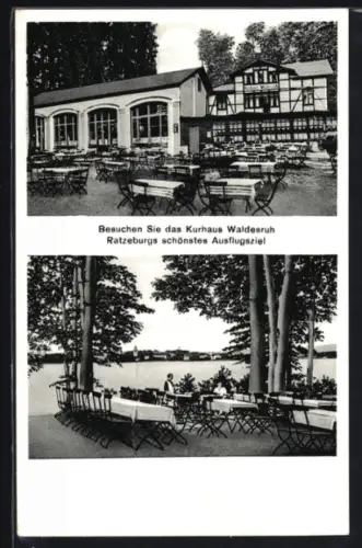 AK Ratzeburg i. Lbg., Gasthaus Kurhotel Waldesruh, Inh. Frau Erna Stein