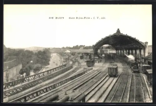 AK Dijon, Gare Dijon-Ville, Bahnhof
