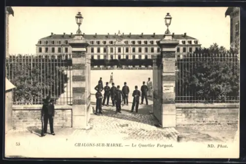 AK Chalons-sur-Marne, Le Quartier Forgeot