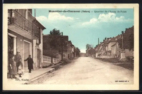 AK Monestier-de-Clermont /Isère, Quartier du Champ de Foire