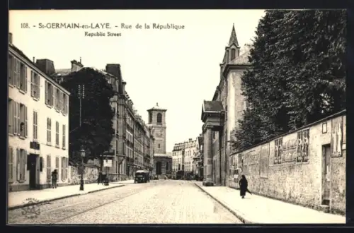 AK Saint-Germain-en-Laye, Rue de la République