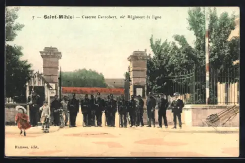 AK Saint-Mihiel, Caserne Canrobert, 161e Régiment de ligne