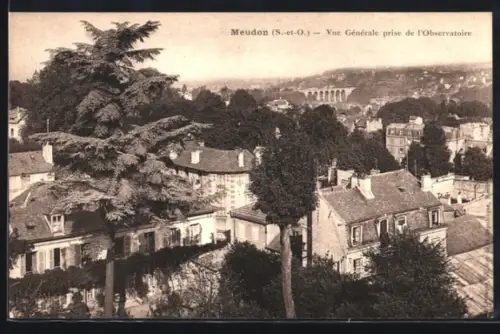 AK Meudon /S.-et-O., Vue Générale prise de l`Observatoire