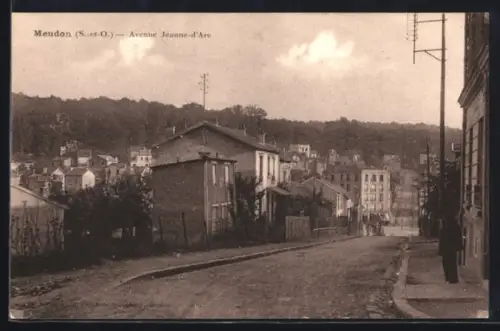 AK Meudon /S.-et-O., Avenue Jeanne-d`Arc