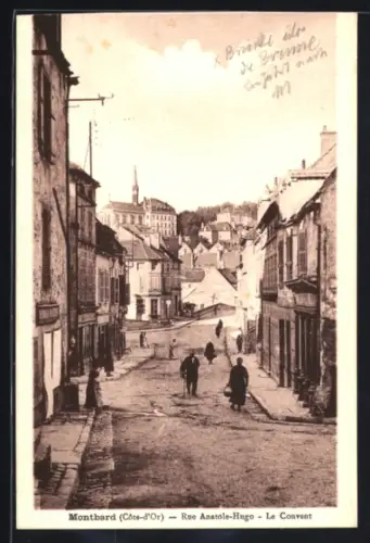 AK Montbard /Cote-d`Or, Rue Anatole-Hugo, Le Couvent