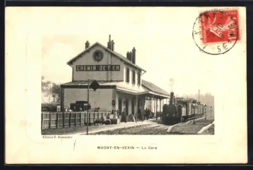AK Magny-en-Vexin, La Gare