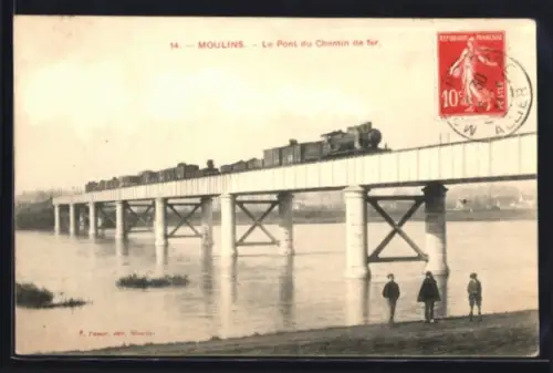 AK Moulins, Le Pont du Chemin de fer