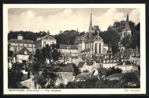AK Montbard /Cote-d`Or, Vue Generale, Les Eglises