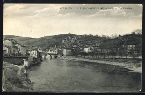 AK Laroquebrou /Cantal, Vue Generale