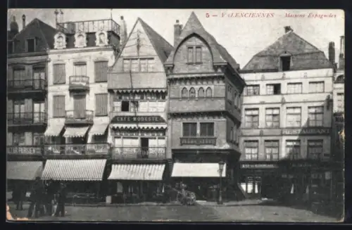 AK Valenciennes, Maisons Espagnoles, Café Modeste