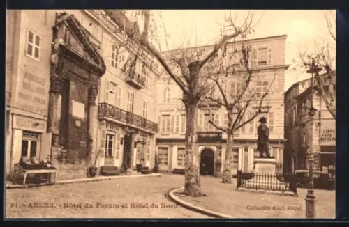 AK Arles, Hotel du Forum et Hotel du Nord